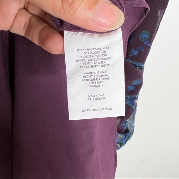 CAbi Treasure Paisley Floral Dress Size 8 - Picture 15 of 16